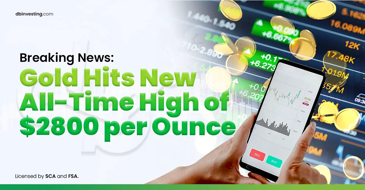 Breaking News: Gold Hits New All-Time High of $2800 per Ounce 