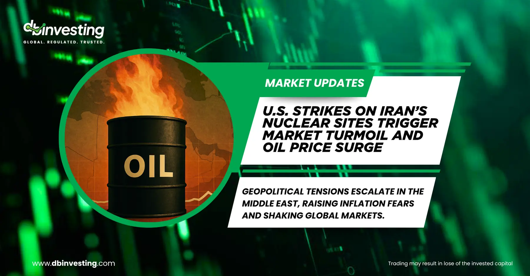 Global Markets React After US Strikes on Iran’s Nuclear Sites