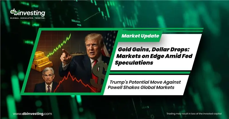 Gold Gains, Dollar Drops: Markets on Edge Amid Fed Speculations