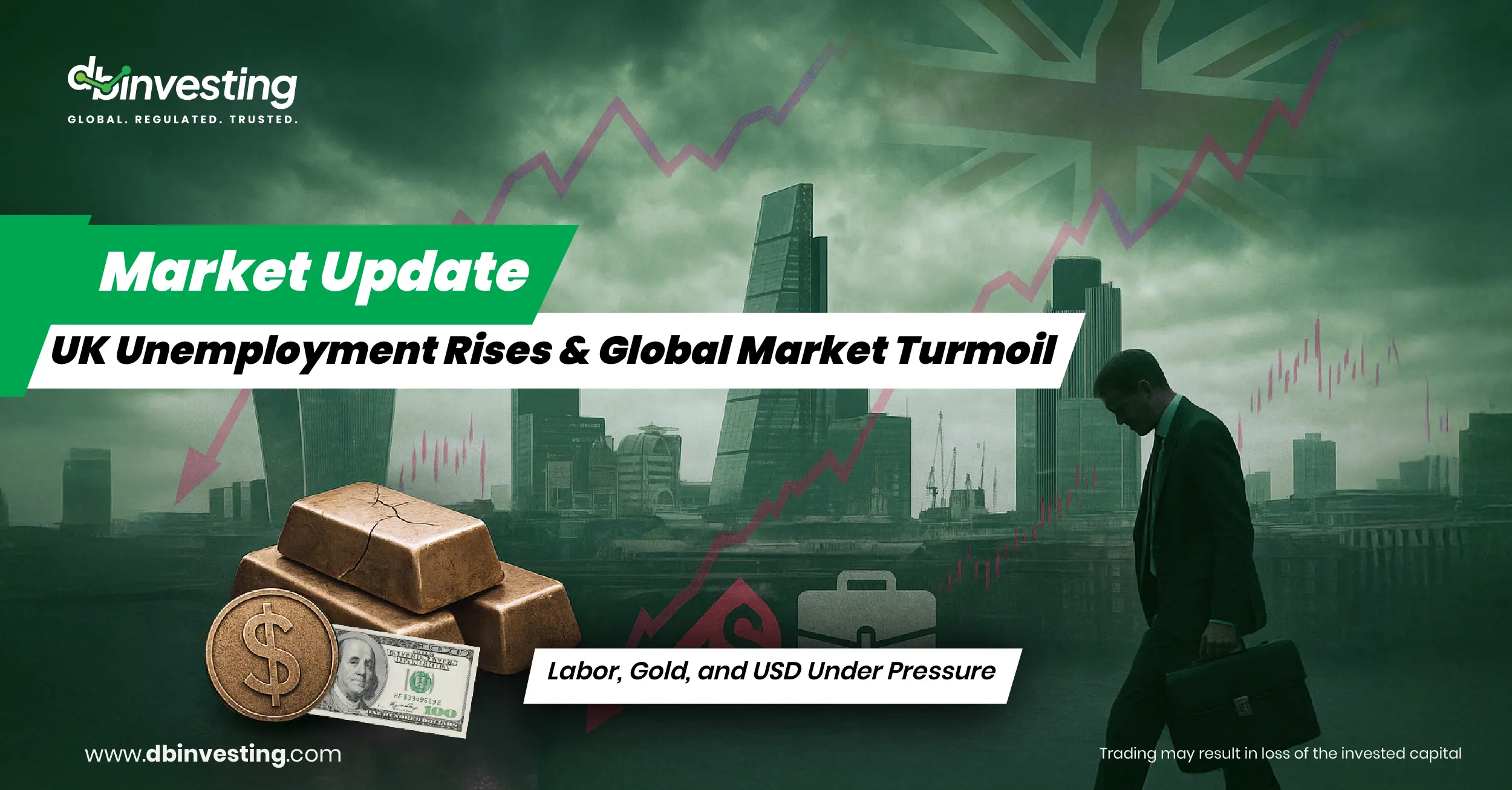 UK Unemployment Rises & Global Market Turmoil