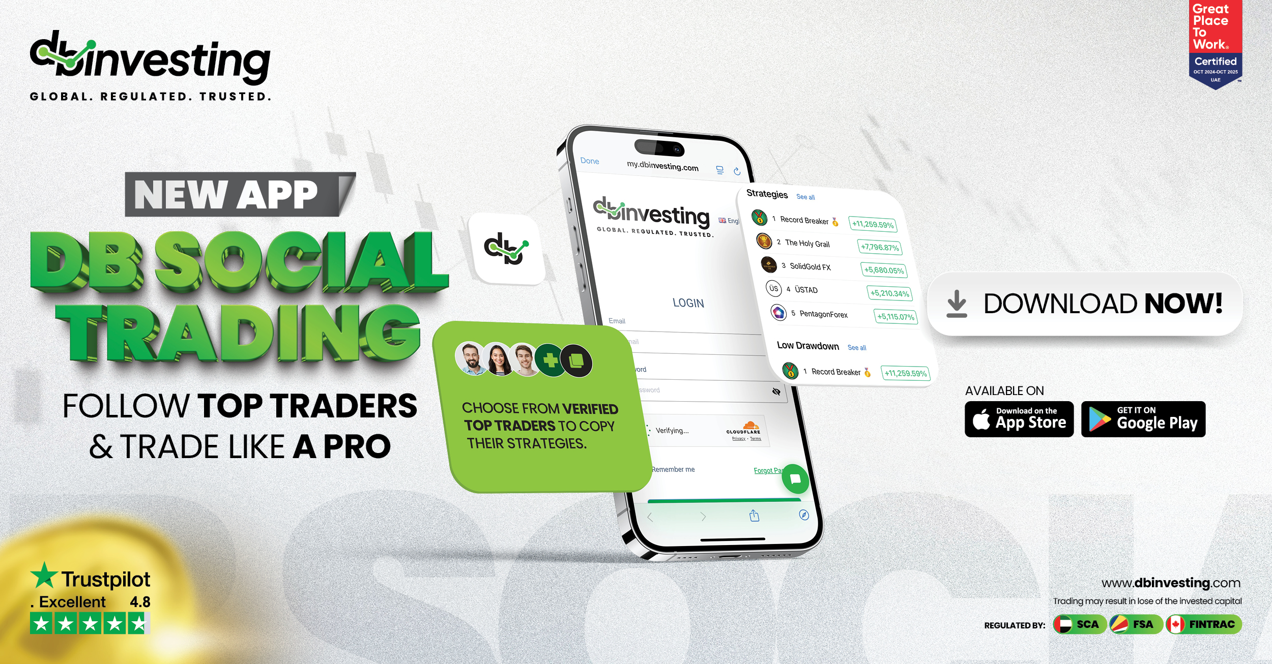 تطلق DB للاستثمار تطبيق DB الاجتماعي، متاح الآن على iOS و Android